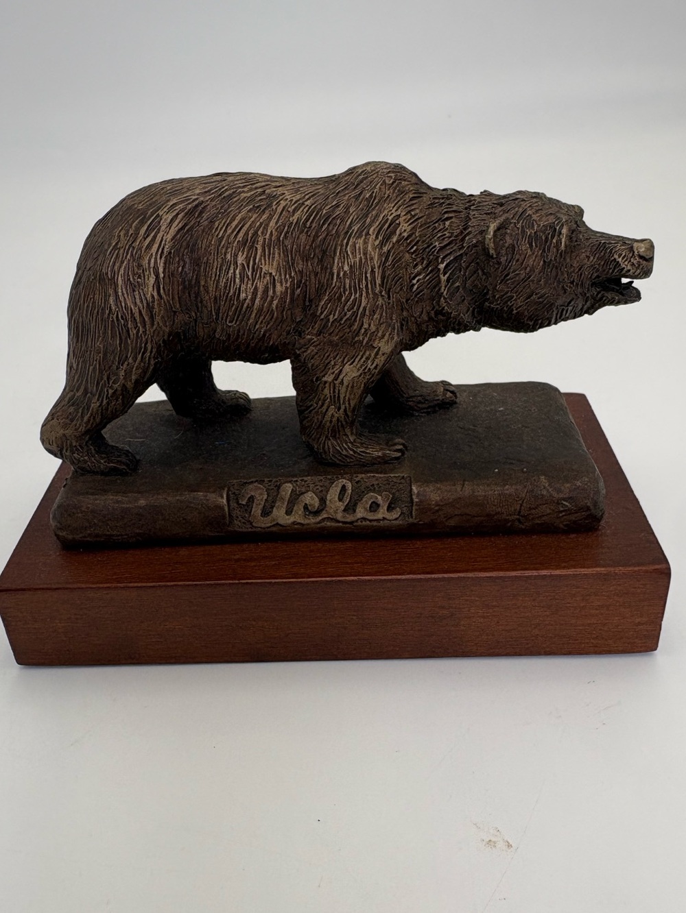 Vintage UCLA Bruin Bear  Sculpture Desk Accent